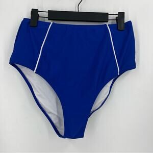 New to Posh C 🔆| Cupshe High Rise Bikini Bottoms in Blue NWT XL